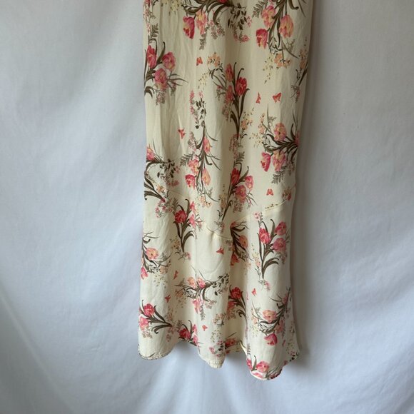 Reformation Slip Dress Floral L Strappy L Midi - Picture 6 of 9